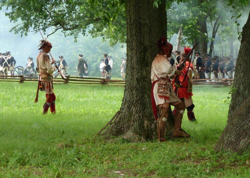 Indigenous Warriors in Battle