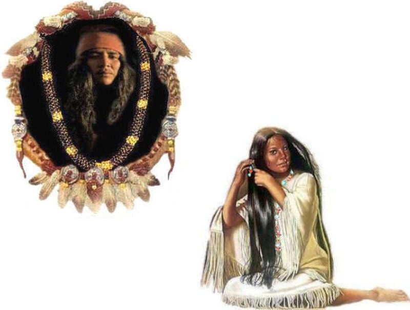 Indigenous Woman and Chief