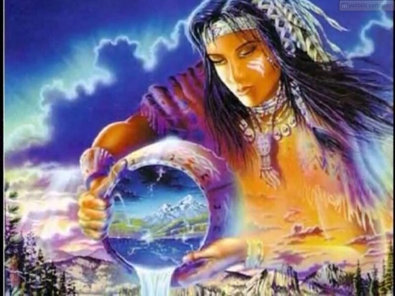 Indigenous Woman Holding Bowl