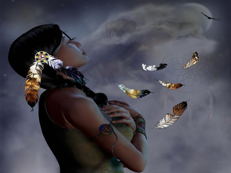 Indigenous Woman in Dream
