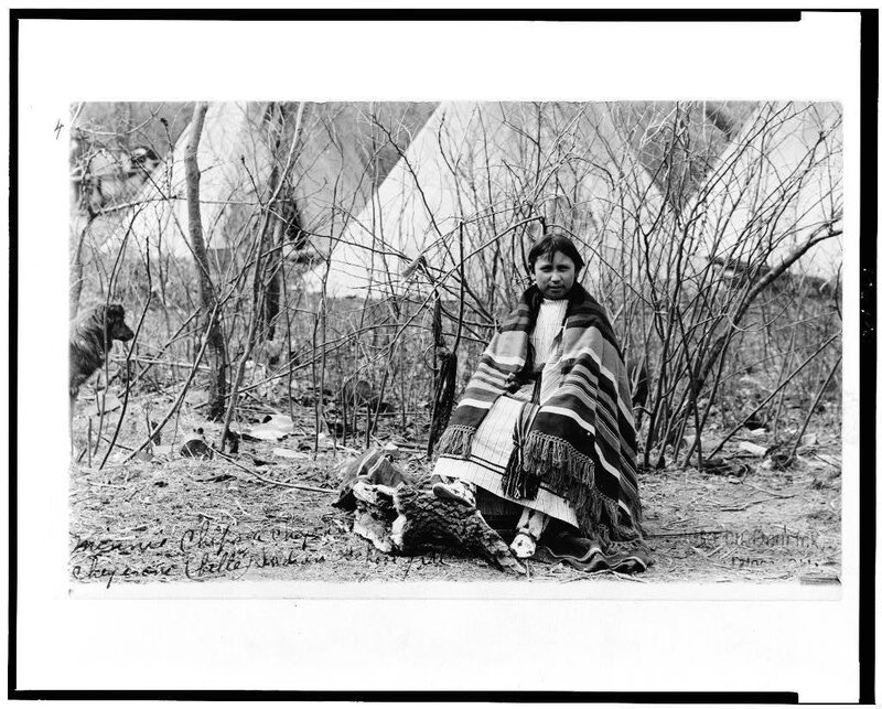 Indigenous Woman Sitting