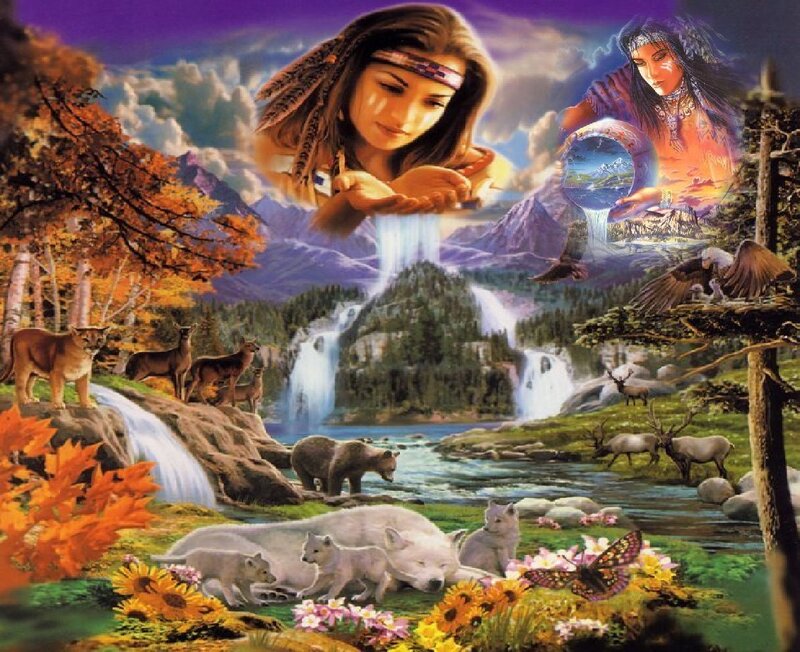 Indigenous Women in Nature