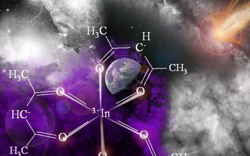 Indium complex in space