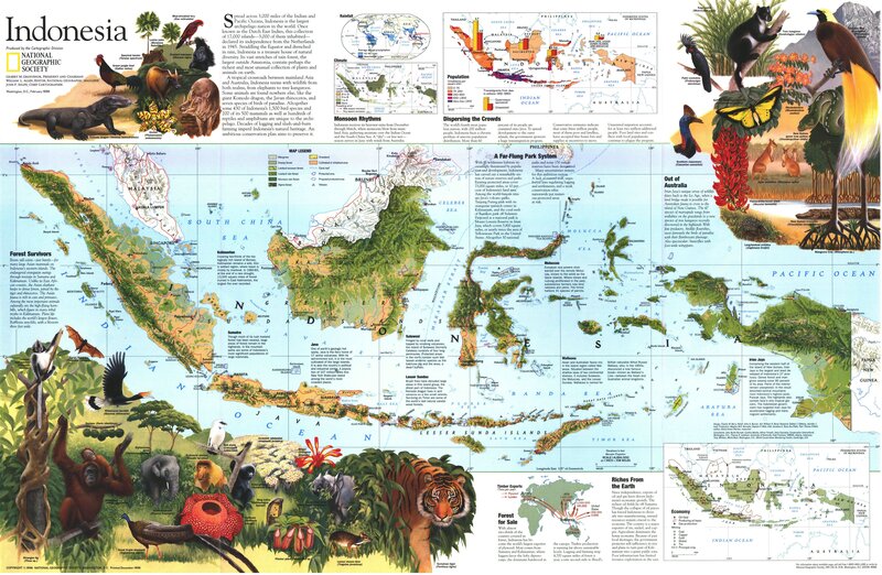 Indonesia Map Illustration