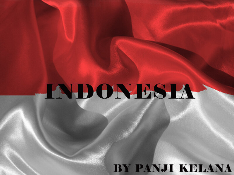 Indonesian Flag Fabric — Red