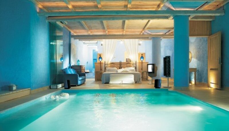 indoor pool bedroom suite