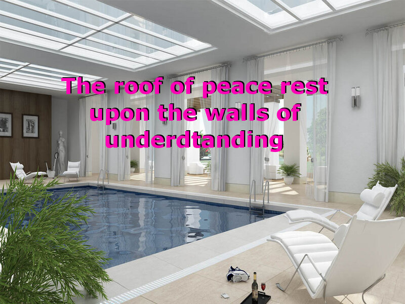 indoor pool with skylight