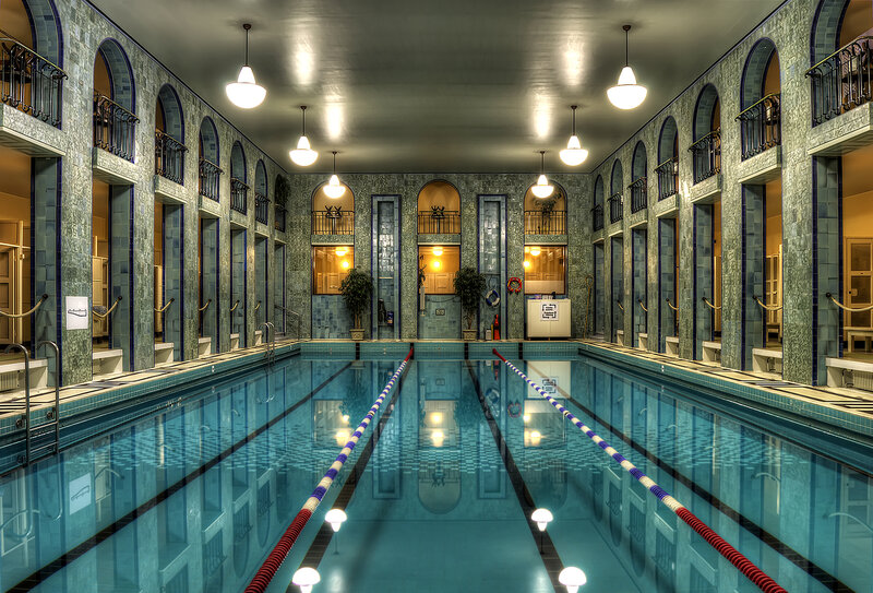 Indoor Swimming Pool — Blue, Serene