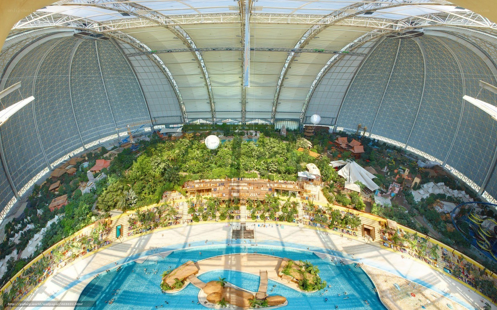 indoor water park dome