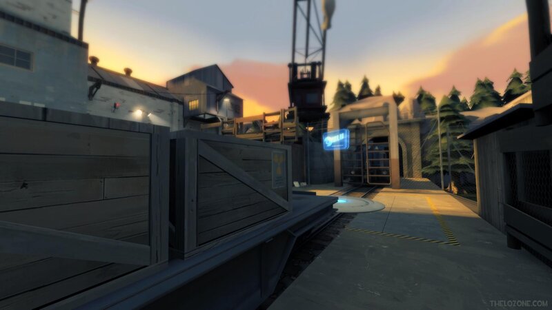 Industrial Area at Dusk