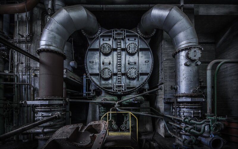 Industrial Boiler Room