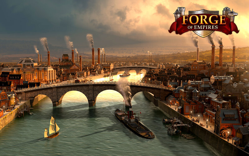 Industrial Cityscape — Brown, Dramatic, Sunset