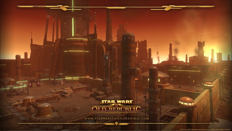 Industrial Cityscape — Orange