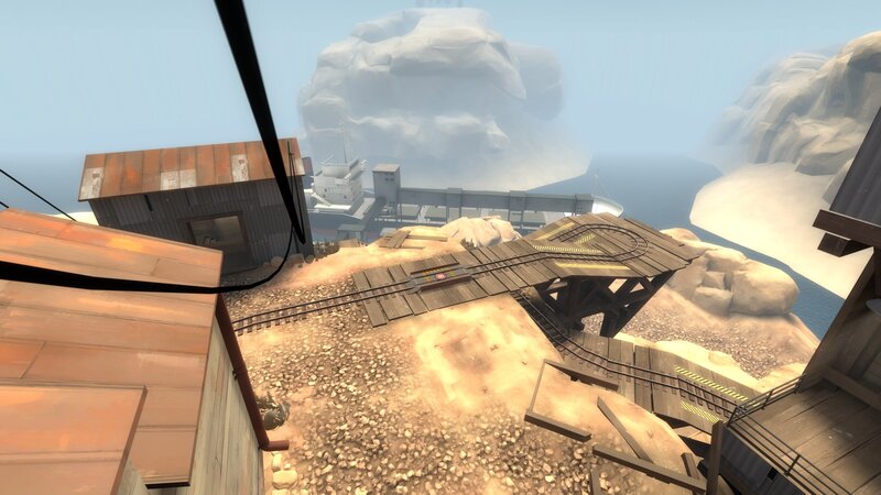 industrial coastal outpost