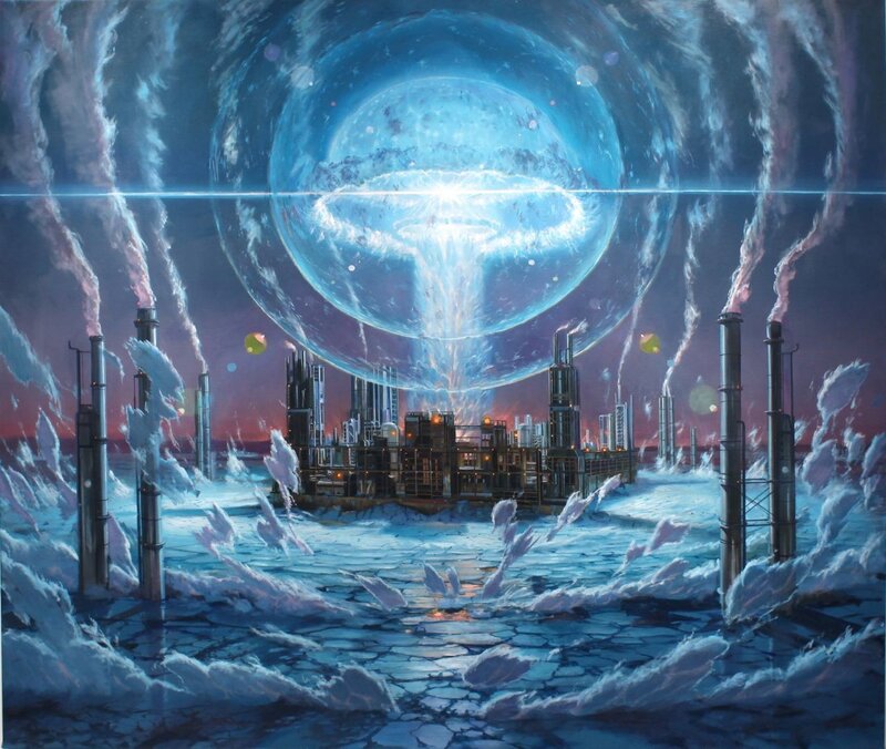 Industrial Complex under Sphere