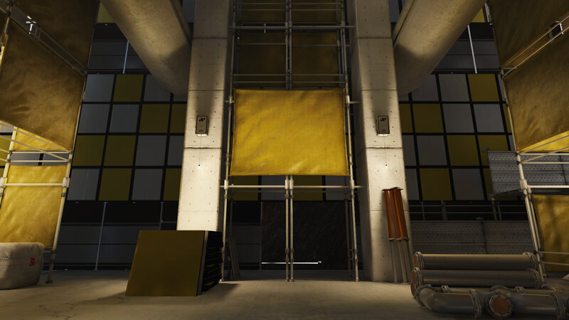industrial construction site