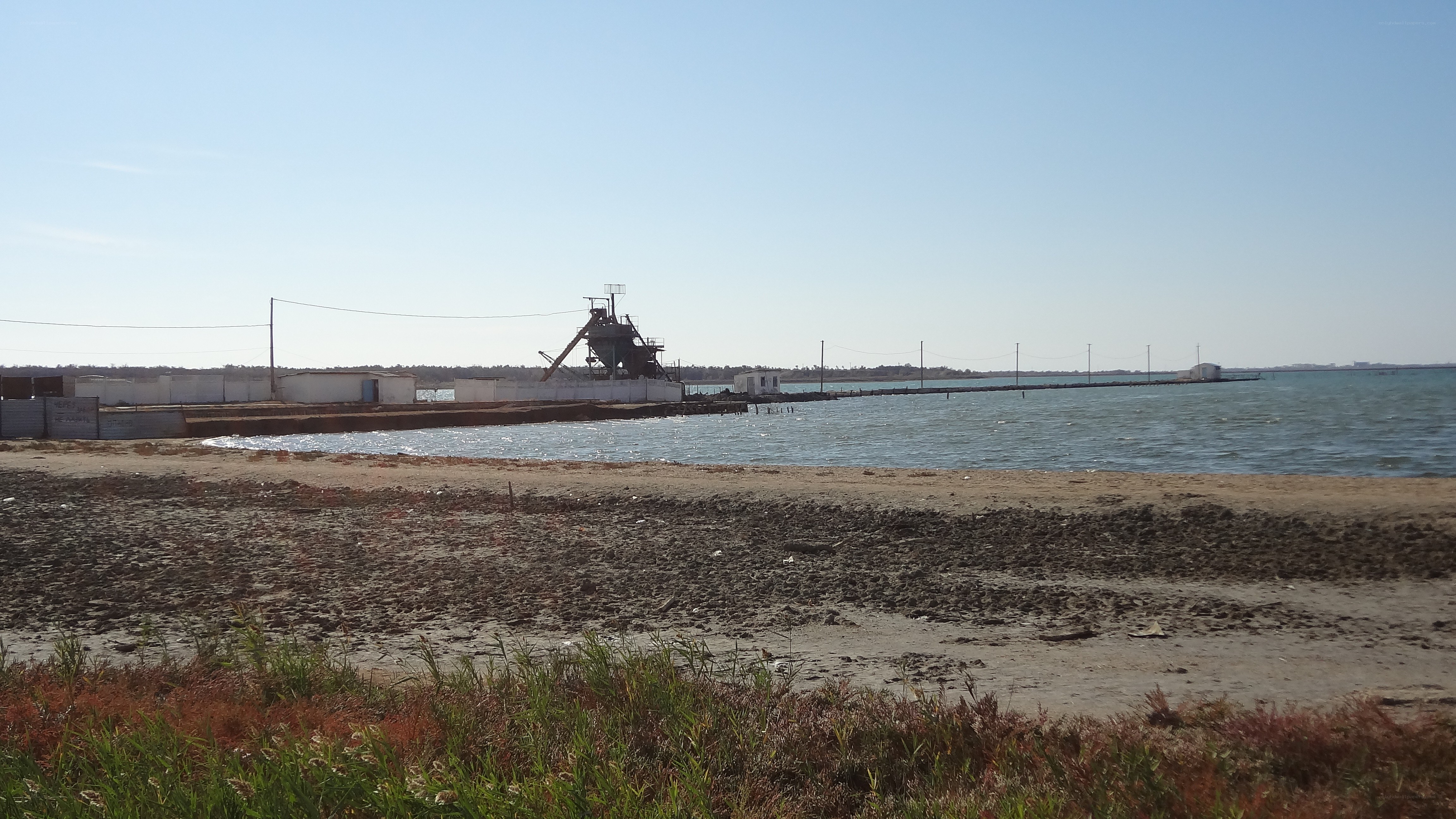 industrial dock on a calm day