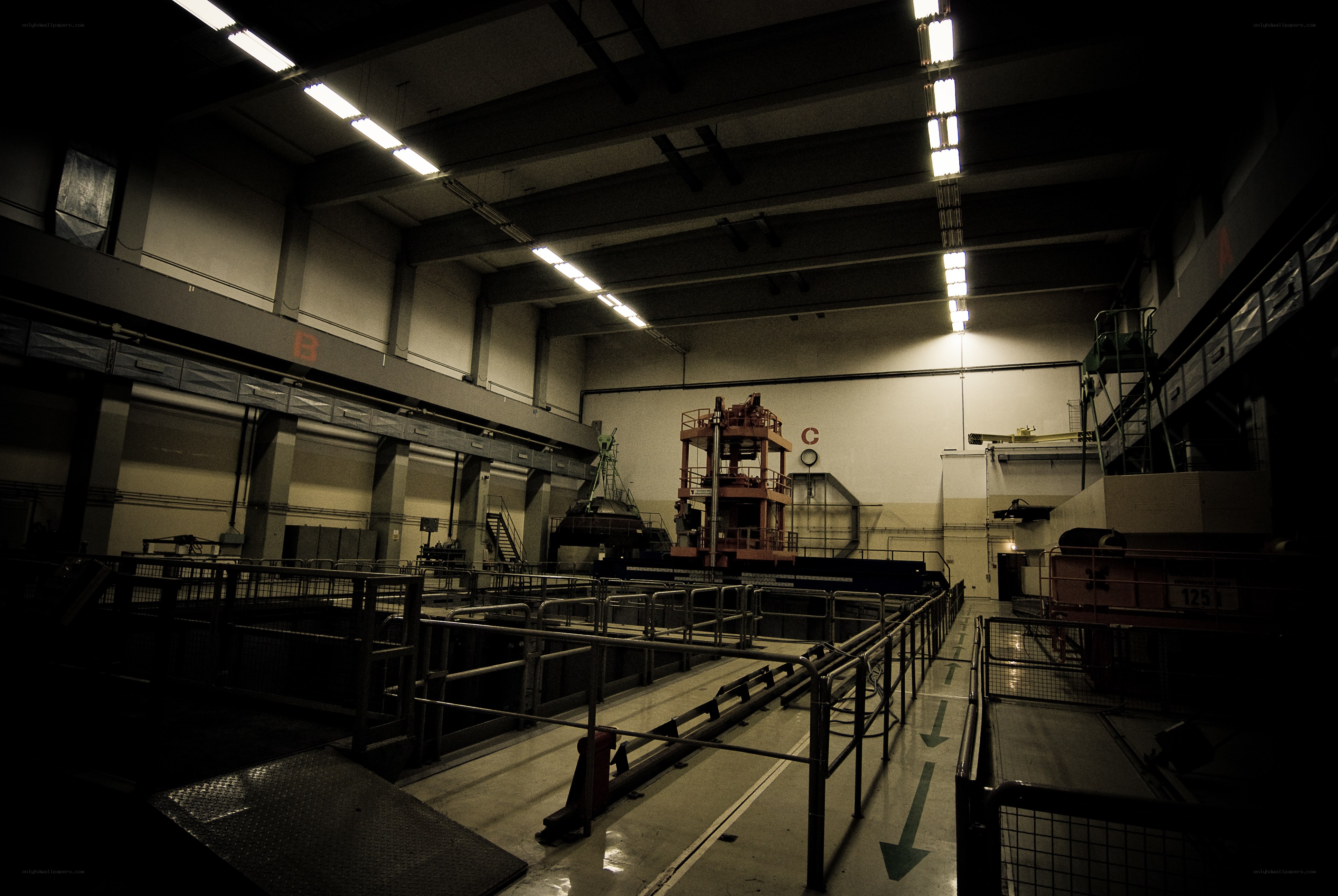 Industrial facility interior