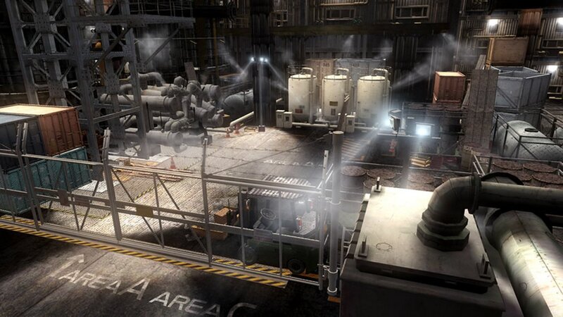 Industrial Facility Interior — Gray, Dark, Industrial