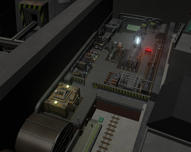 Industrial Facility Interior — Gray