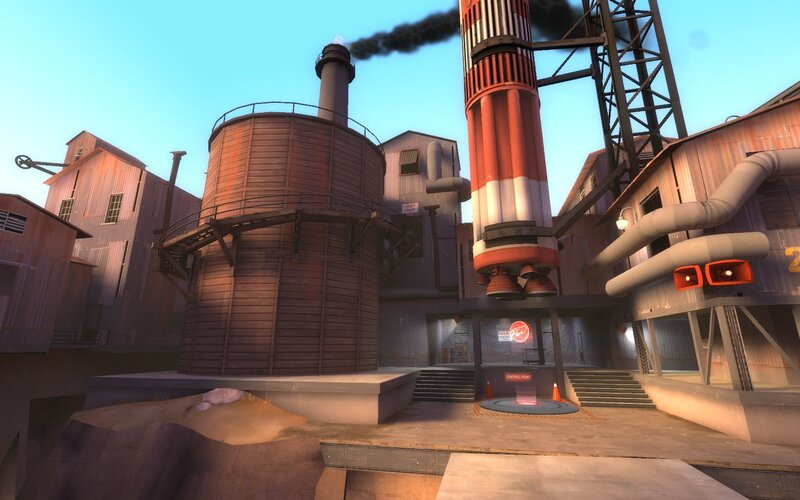 Industrial Factory Complex — Brown