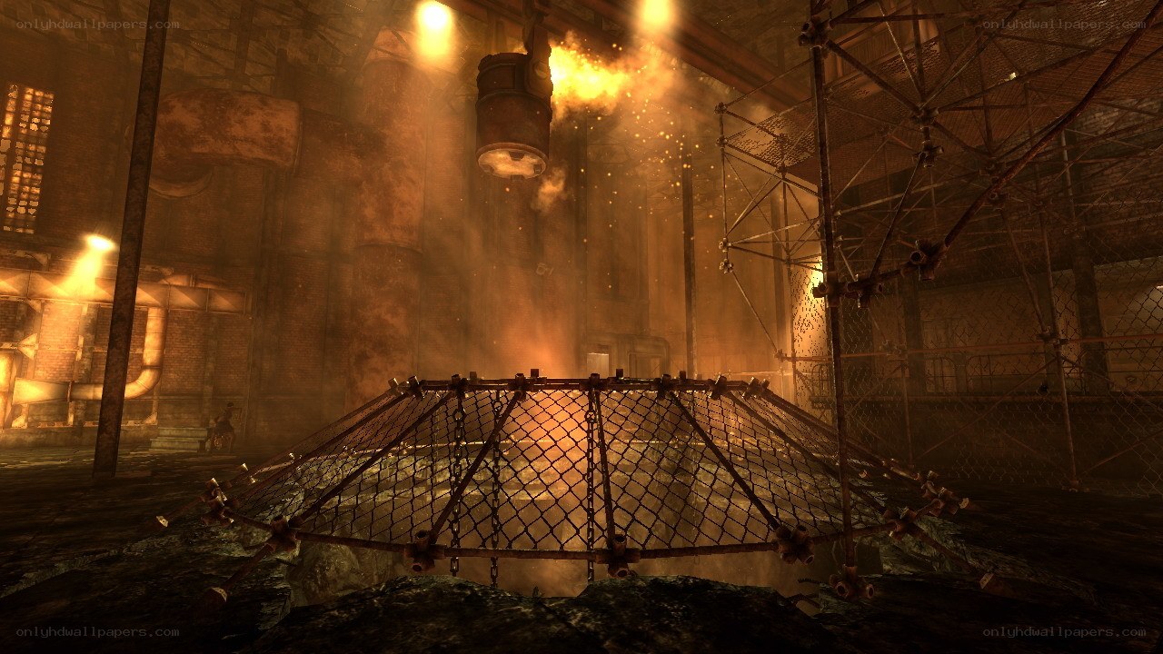 industrial factory interior