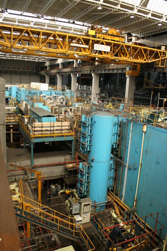 Industrial factory interior