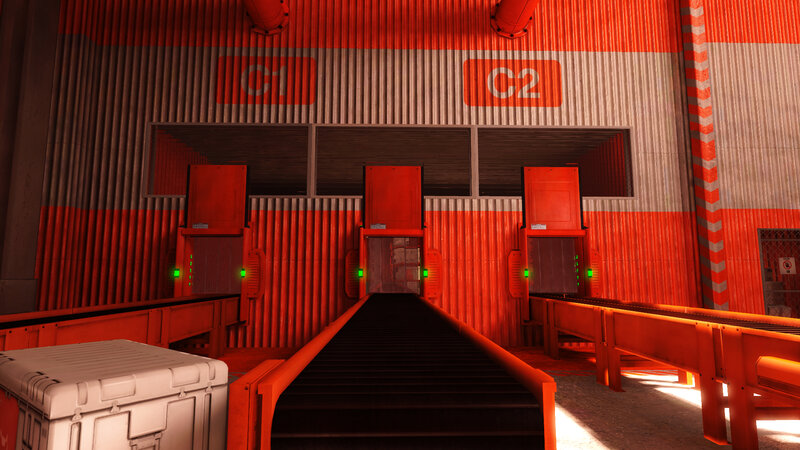 industrial loading bay