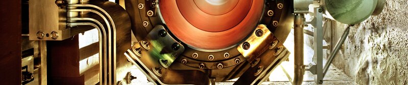Industrial machine in operation