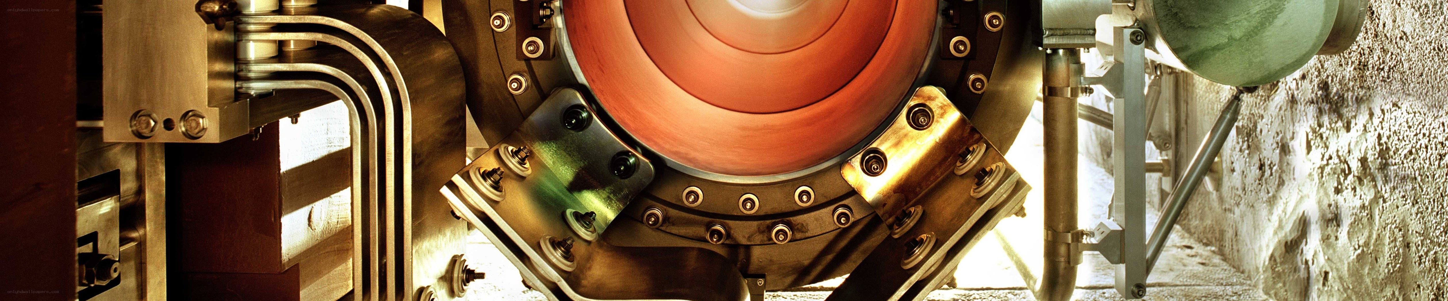Industrial machine in operation