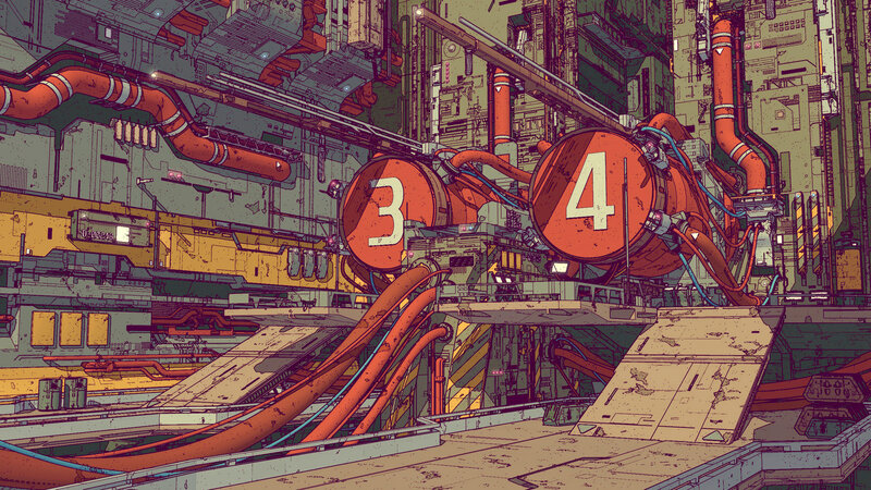 Industrial Machinery — Orange