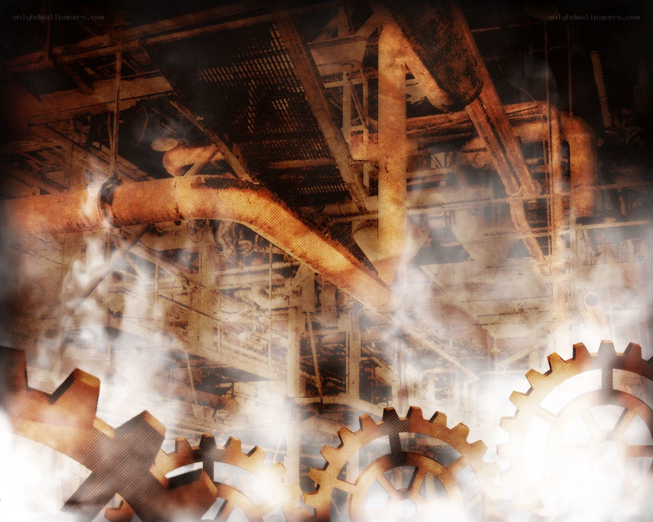 industrial machinery with gears