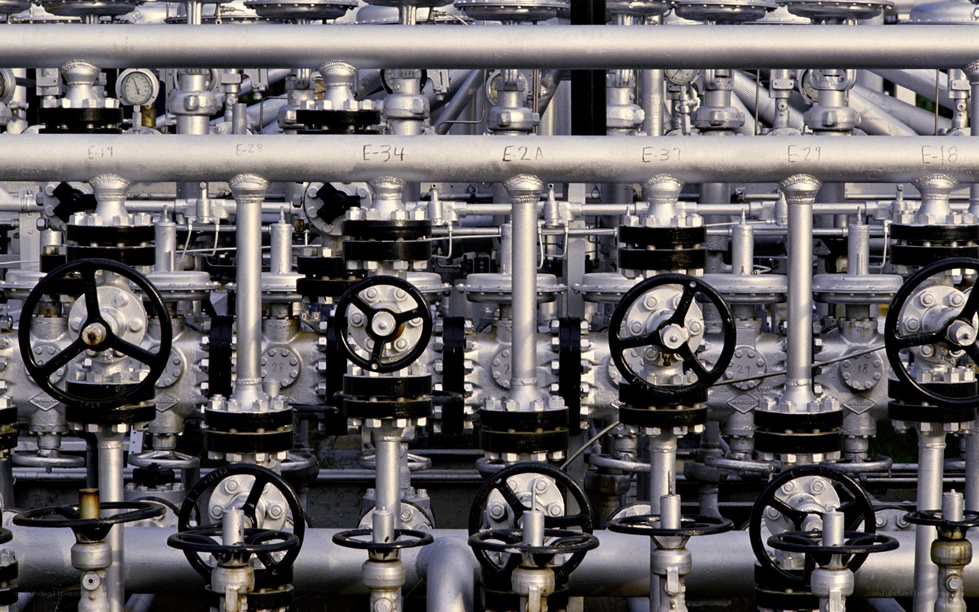 Industrial piping and valves