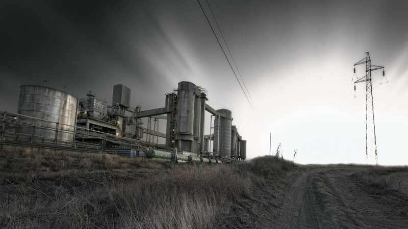 Industrial Plant on Hill