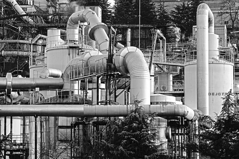 Industrial Plant Pipes