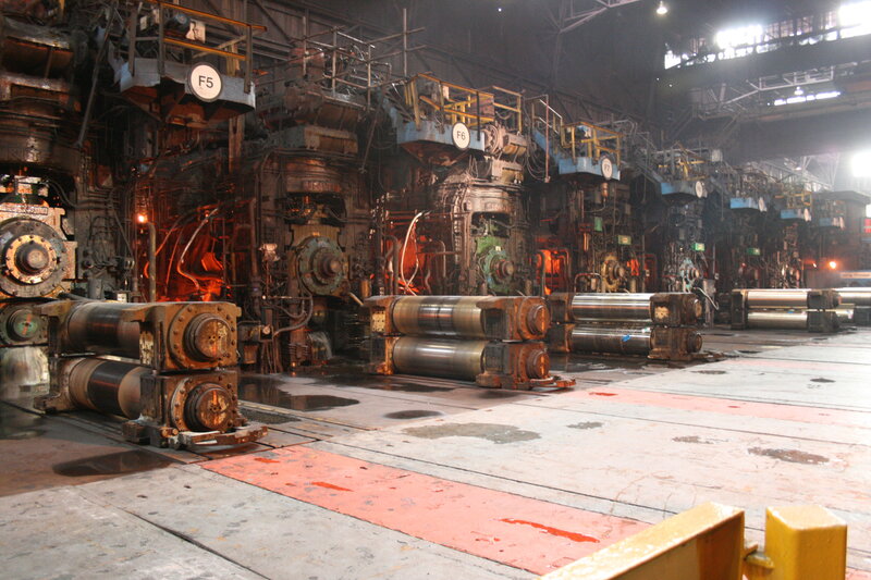 Industrial rolling mill factory