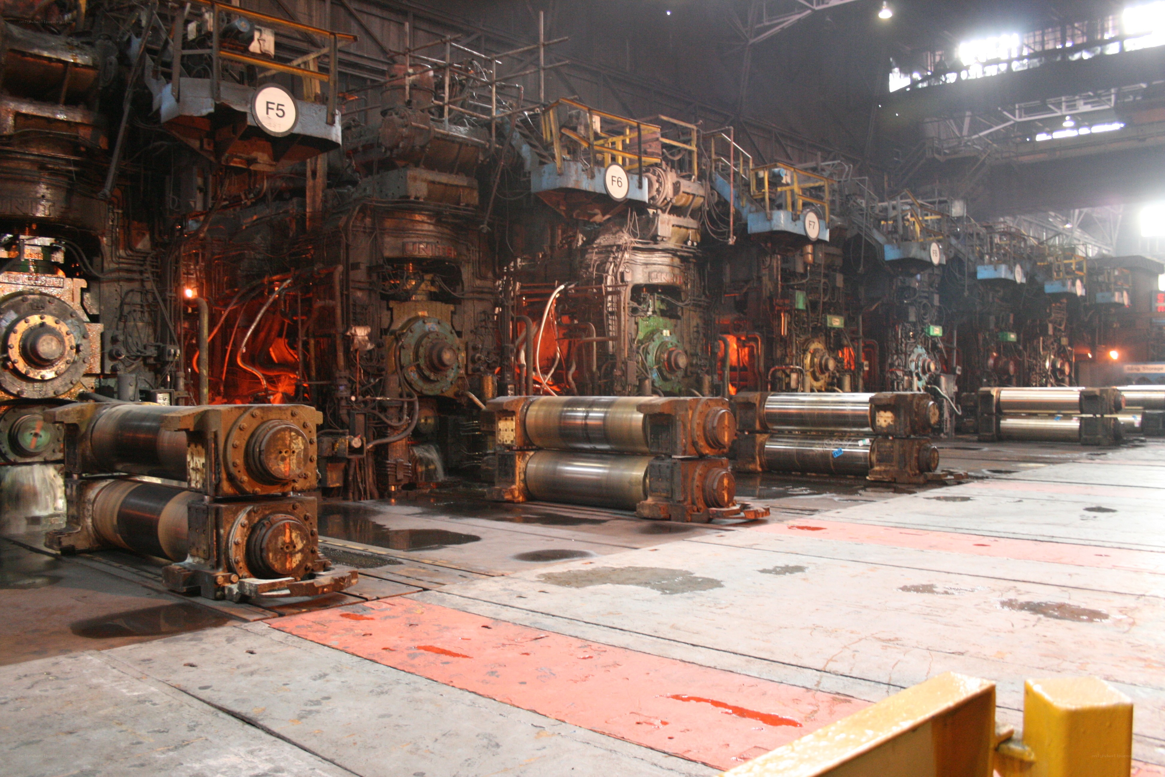 Industrial rolling mill factory