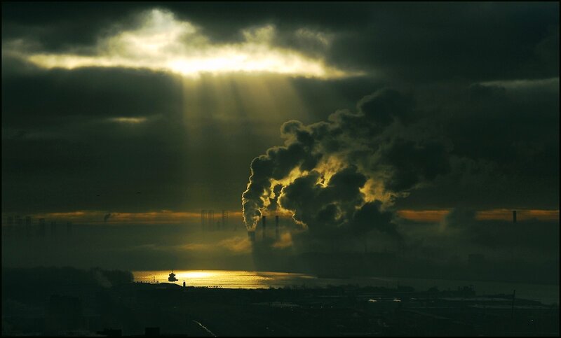Industrial Smoke Plume