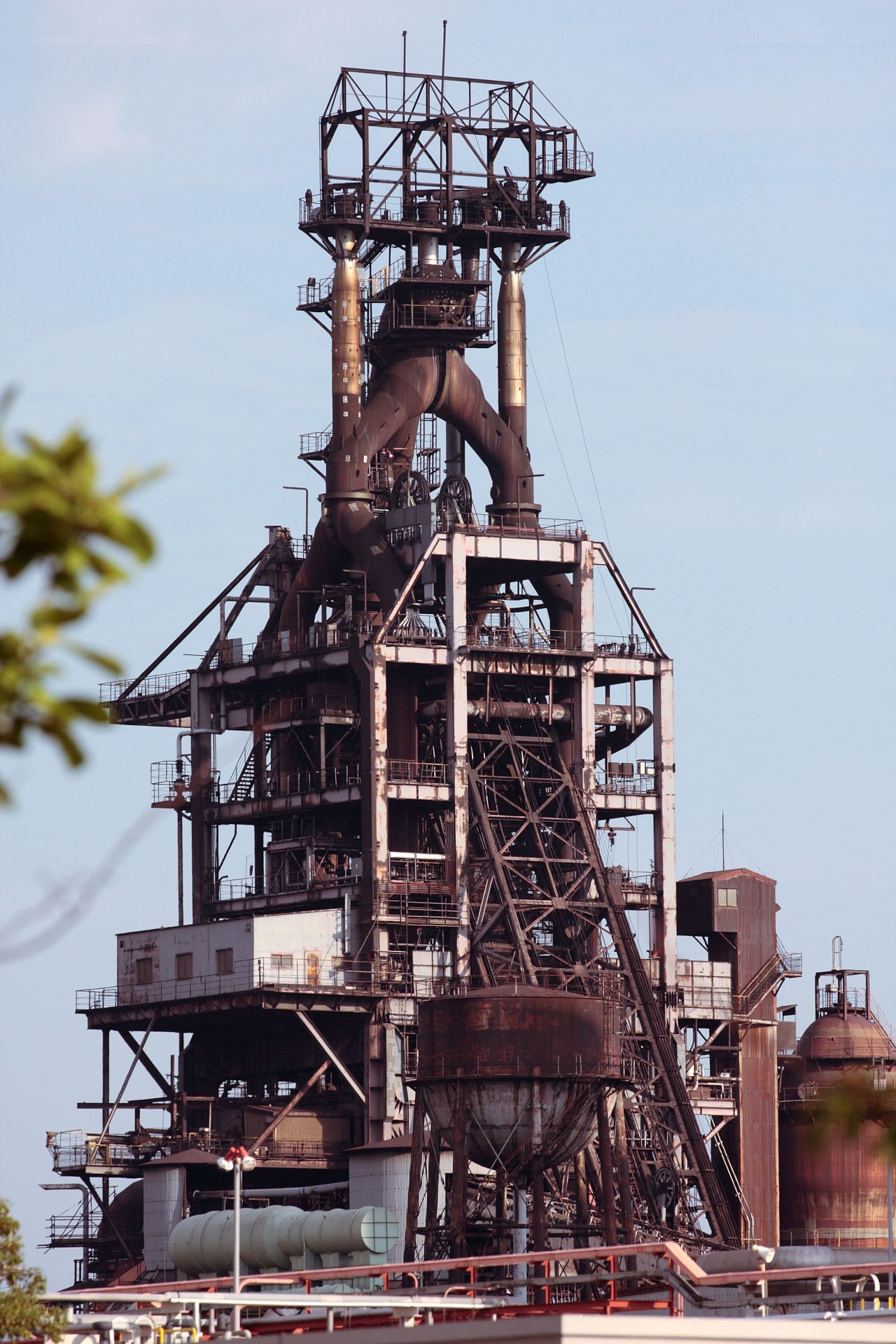 industrial steel mill structure