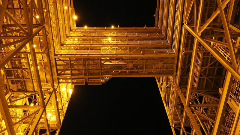 Industrial Structure at Night