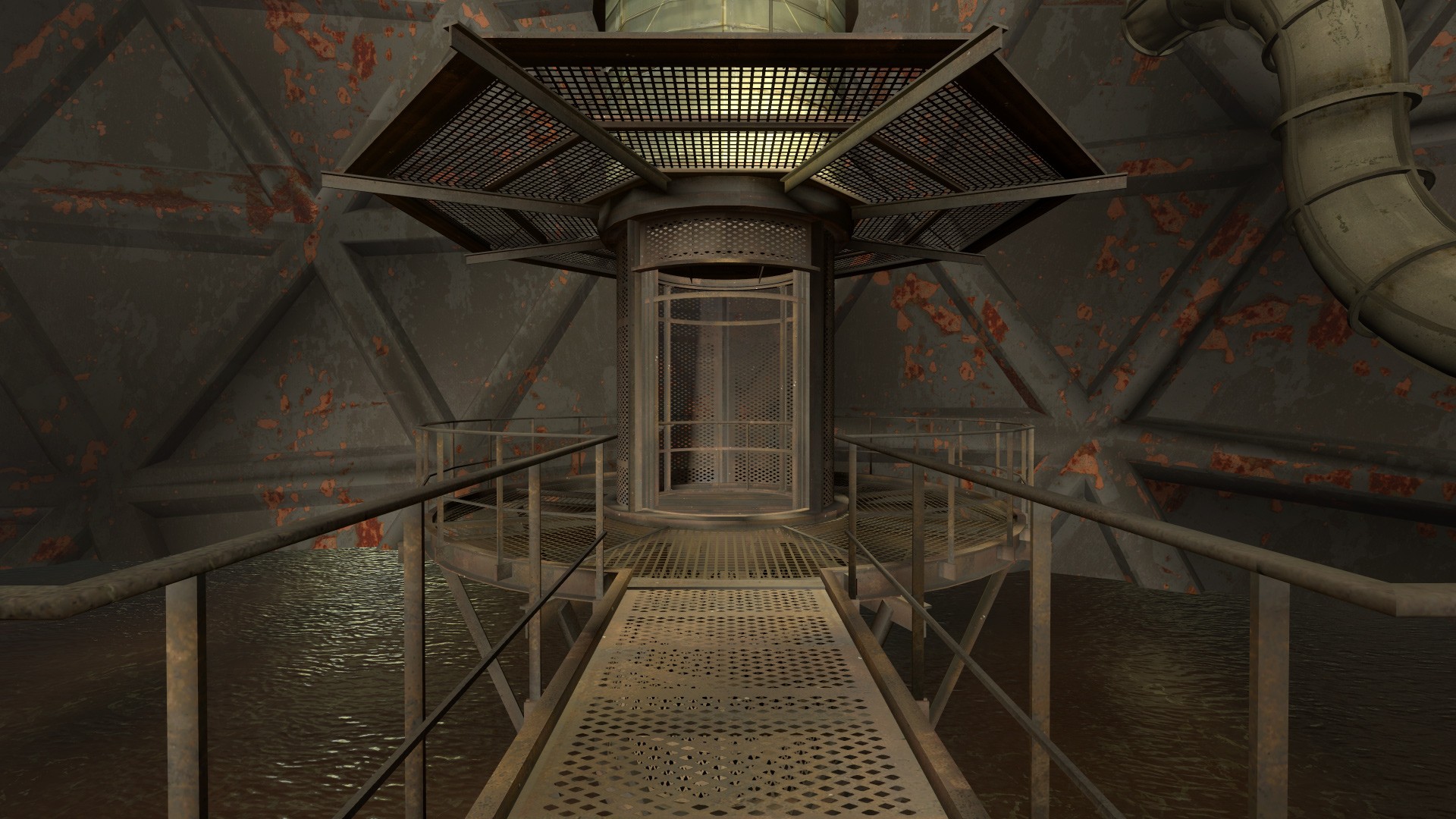 industrial water facility interior
