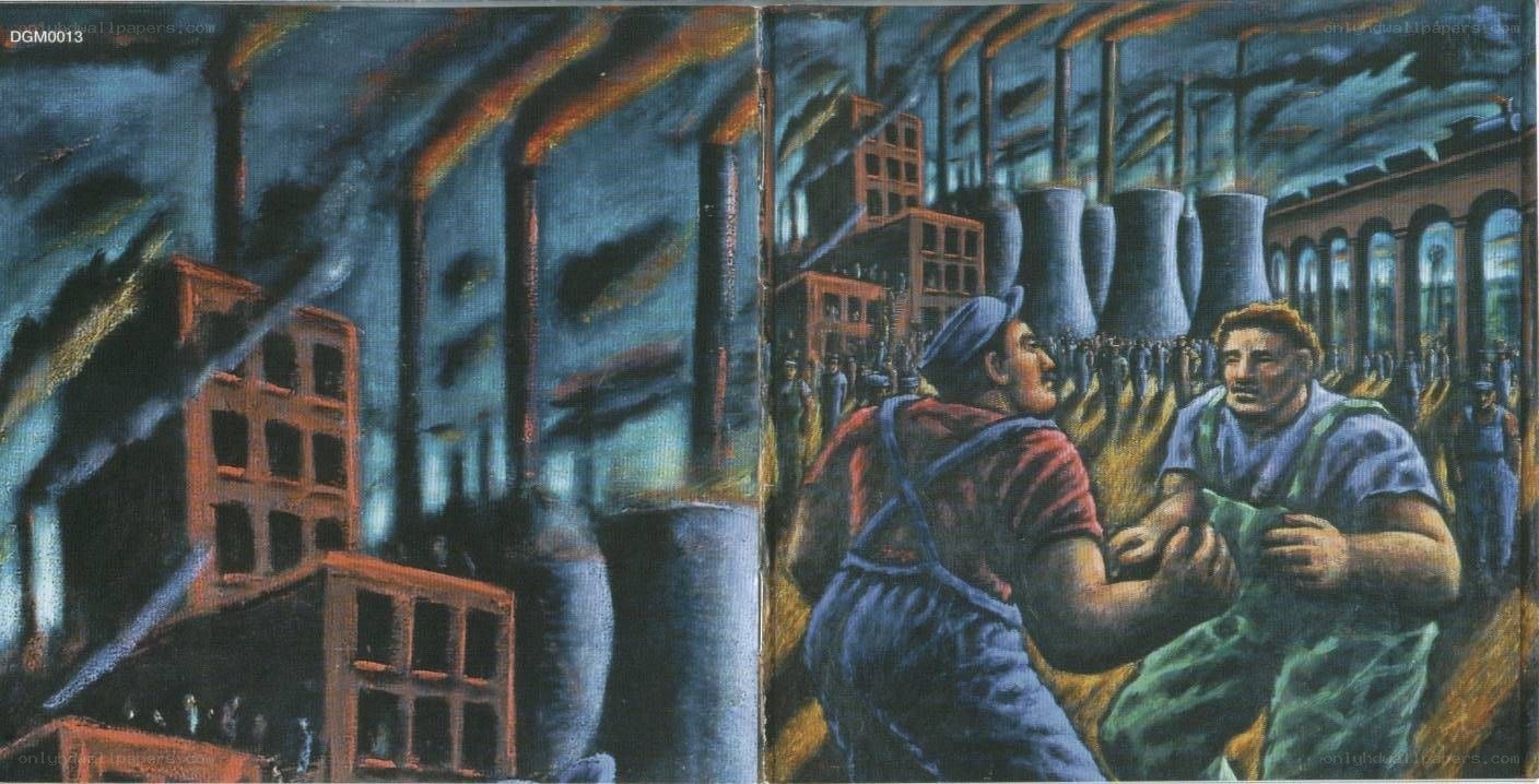 Industrial Workers at Night
