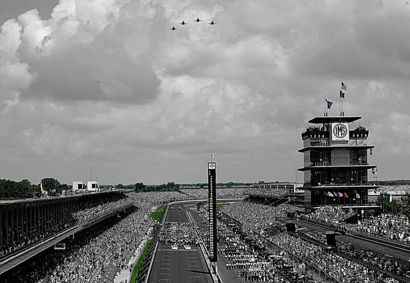 Indy 500 pre-race ceremony