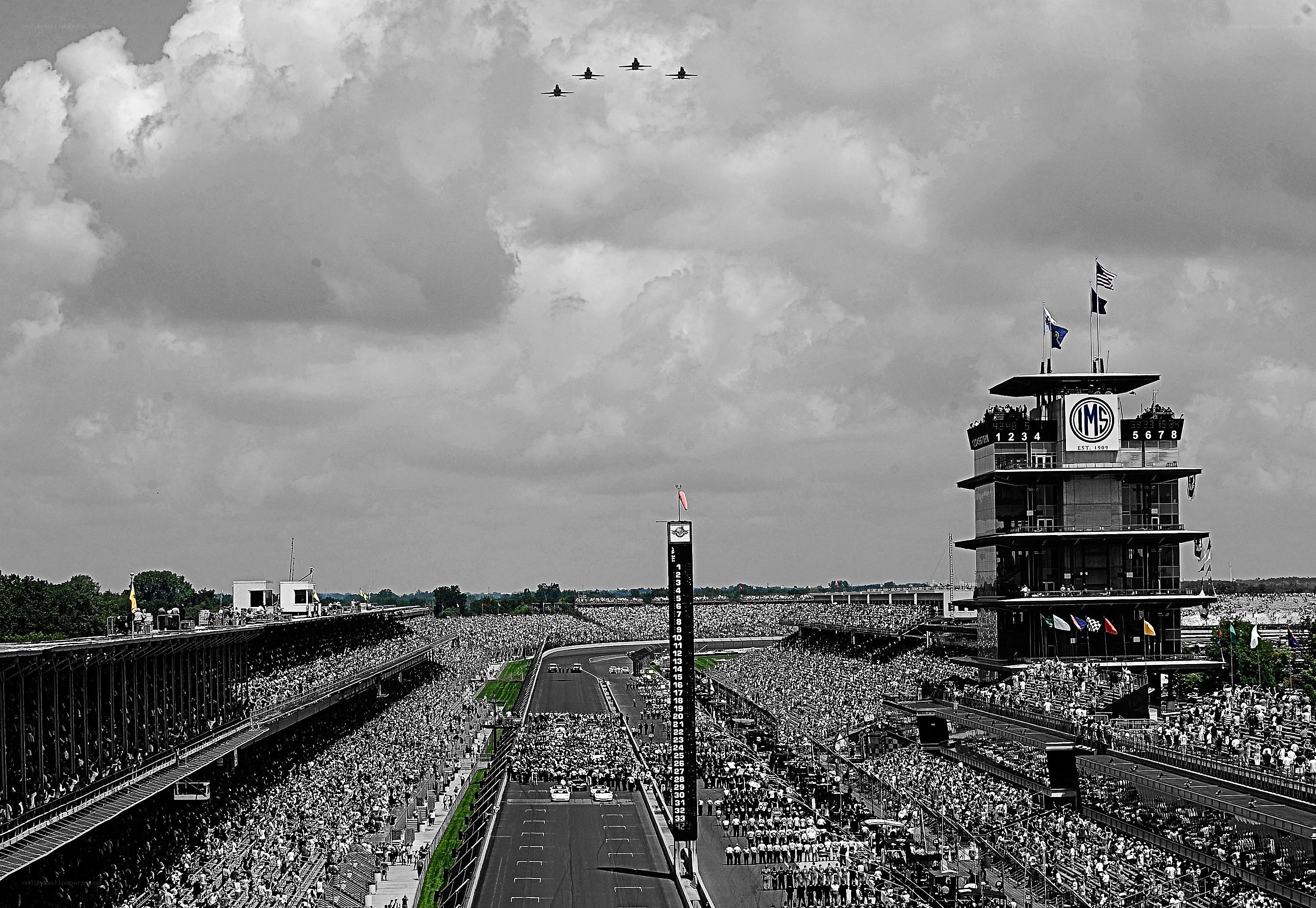 Indy 500 pre-race ceremony