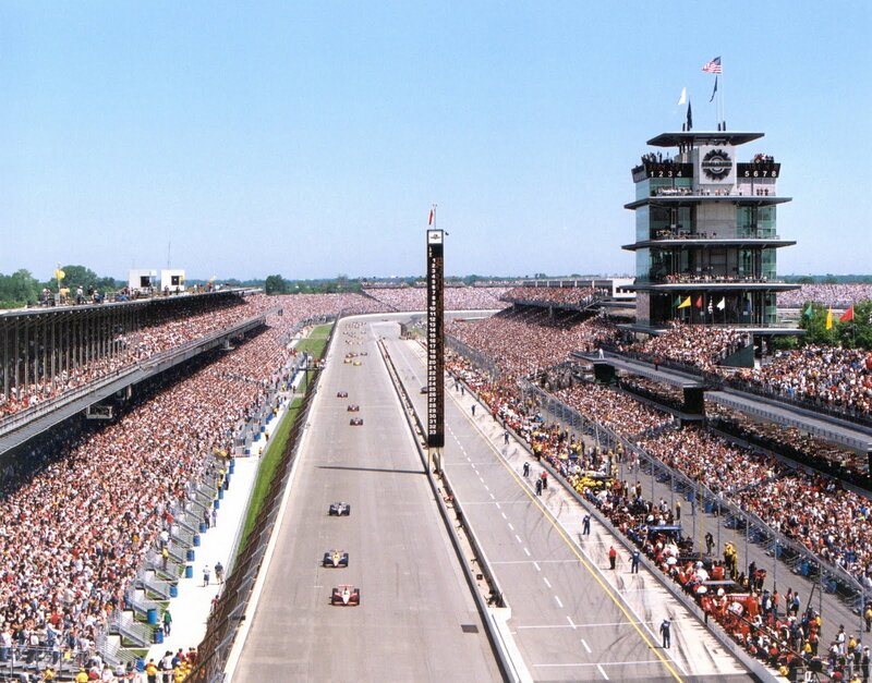 Indy 500 Race Cars — Blue