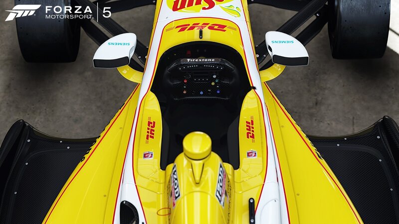 IndyCar cockpit view
