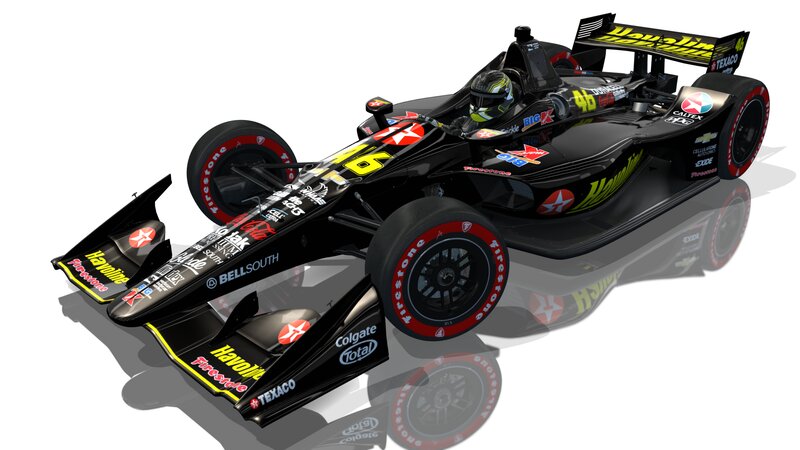 IndyCar Race Car — Black, Dynamic