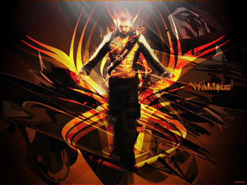 Infamous character artwork