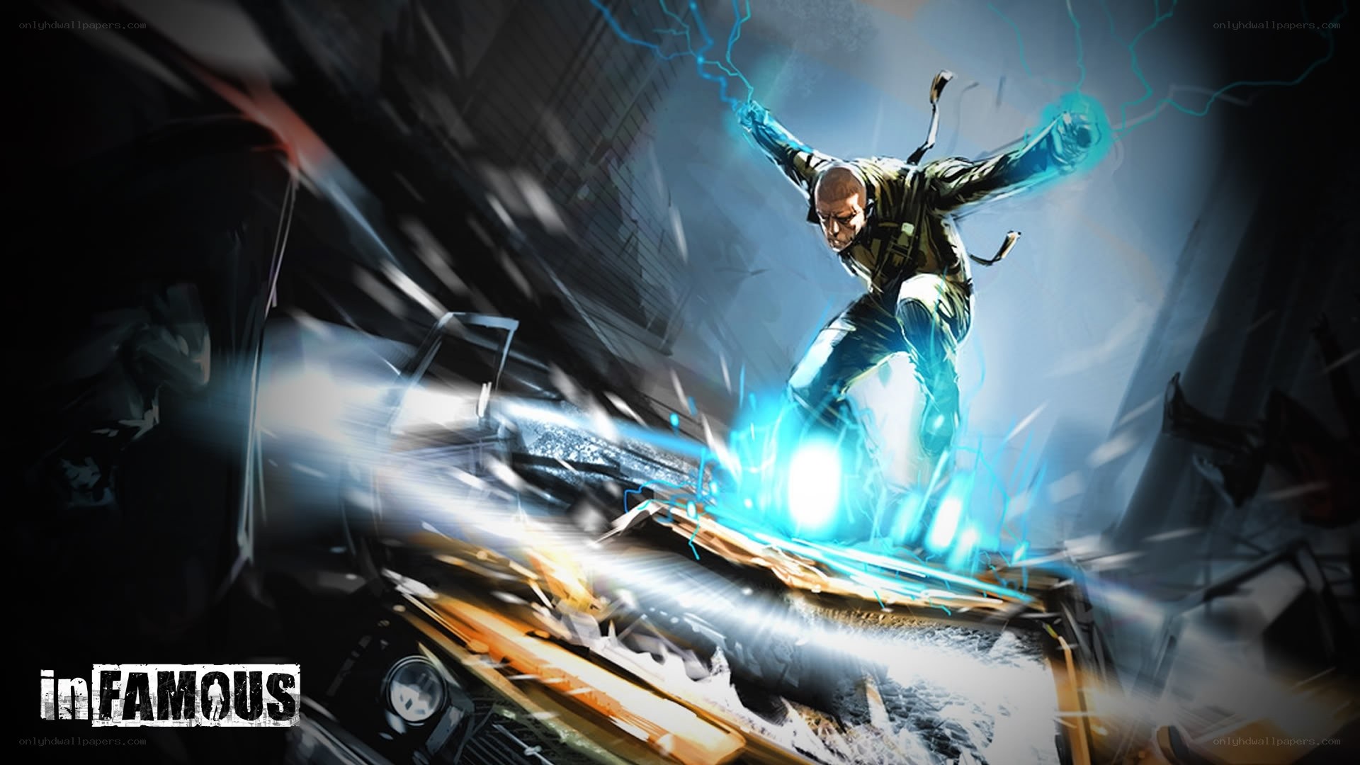 InFamous character in action