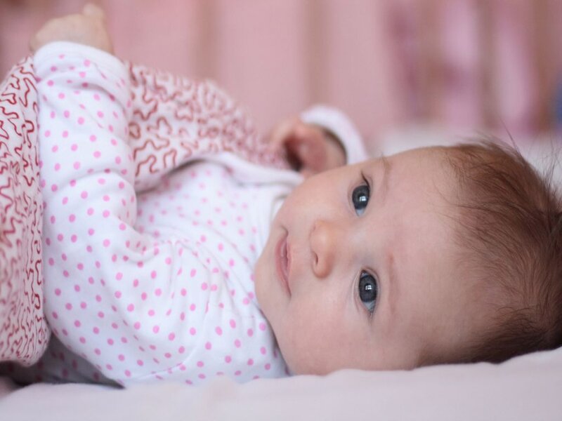 Infant Baby Girl — White
